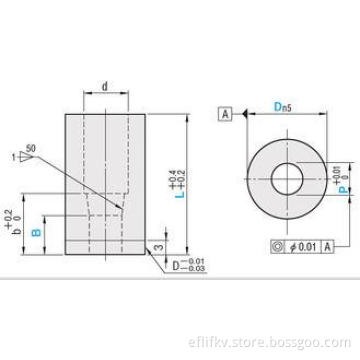 Extra Long Type Button Die TiN Coating DIN / ISO oblong squ